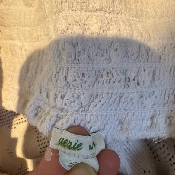 Aerie white  Lace Jogger Pants - Picture 5 of 5